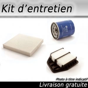 Kit d'entretien pour Chevrolet Spark: Filtres à air, Habitacle et Huile