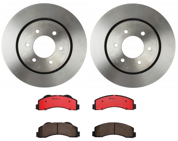 Combo Disques et plaquettes de freins avant pour Ford F150 2e qualité